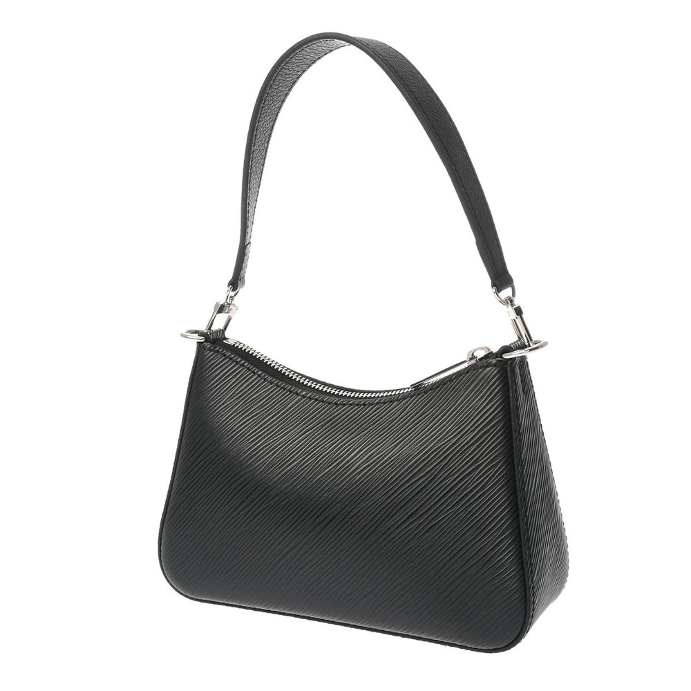 Louis Vuitton Leather Black Marellini Shoulder Epi Bag Noir Black